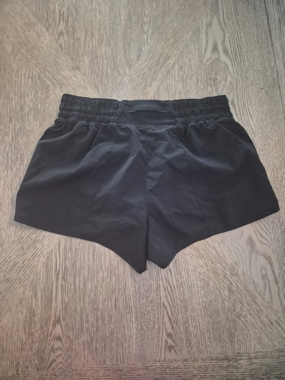 Nike Black Women's Athletic Shorts with White Swoosh